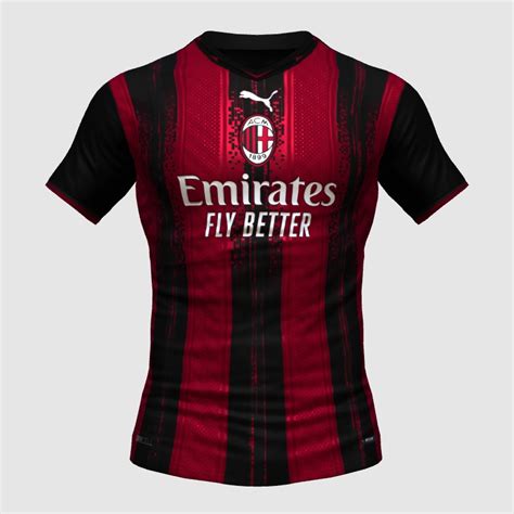 Ac Milan X Puma Home Concept Fifa Kit Creator Showcase