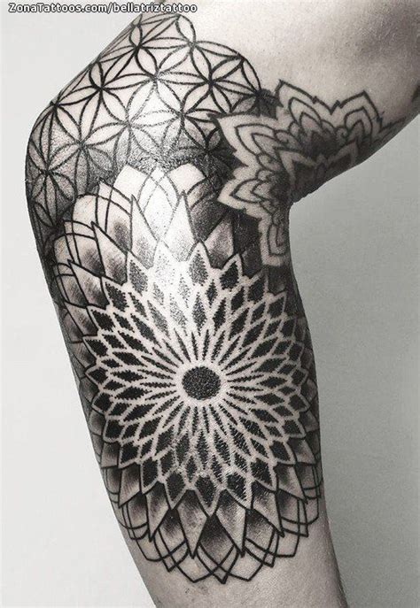 Tatuaje de Mándalas Geométricos ZonaTattoos