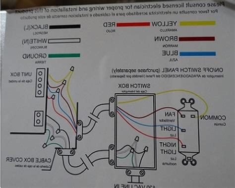 Hampton Bay Ceiling Fan Wiring Schematic