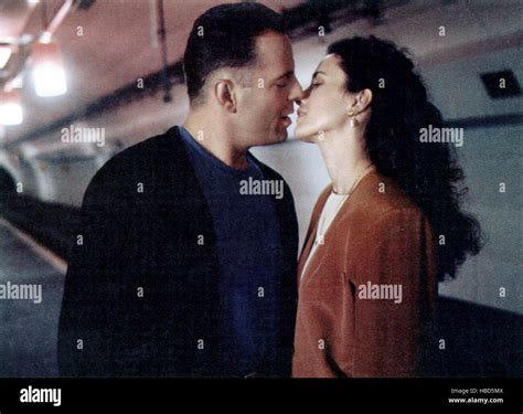 HUDSON HAWK, from left, Bruce Willis, Andie MacDowell, 1991 ...