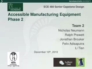equipment manufacturing powerpoint