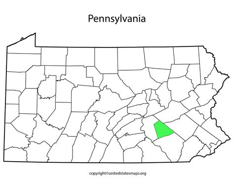 Pennsylvania County Map Map Of Pennsylvania Counties