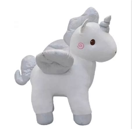 Unicornio Blanco Con Alas De Peluche Fofy Toys De Cm Mercadolibre