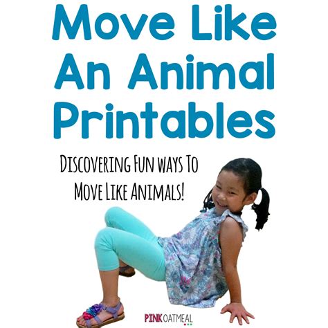 5 Fun Animal Moves | Pink Oatmeal