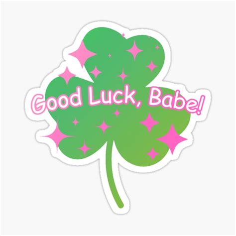 Good Luck Babe Chappell Roan Inspired Sticker For Sale By Bezalol Redbubble