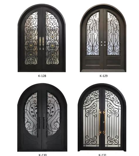 House Front Door Double Main Door Grill Design With Off