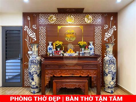 Tổng hợp cách bố trí bàn thờ đầy đủ và chuẩn nhất hiện nay Bàn thờ