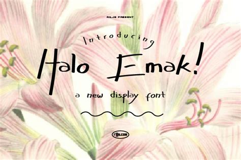 Halo Emak Font · 1001 Fonts