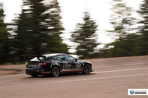 Unplugged Performance Tesla Model S Plaid Pikes Peak Race Car