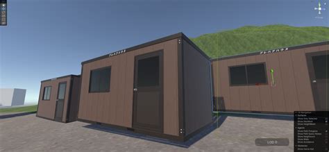 フリー3D素材『プレハブ小屋』 - 春採製作所 - BOOTH