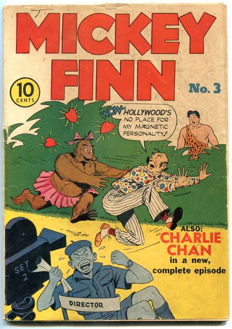 Mickey Finn 3 1942 Nude Panel Charlie Chan Golden Age Comic G Comic Books Golden Age