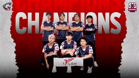 Talon Esportss Victory Leads Them To Bts Pro Series S14 Sa Title