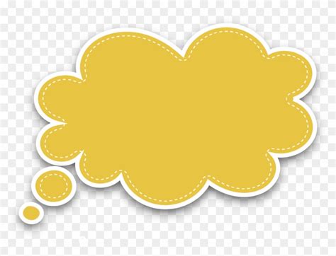 Yellow Circle Fruit Pattern Cloud Bubble Dialog Dialogue Box Vector