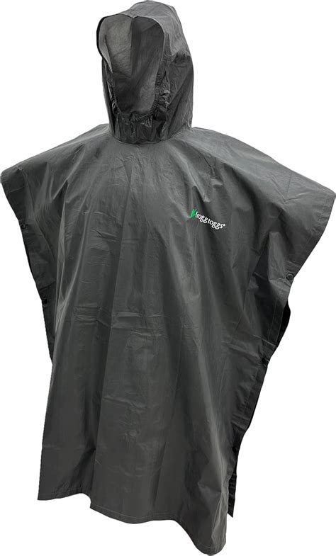 Frogg Toggs Ultra Lite Waterproof Breathable Rain Poncho Adult And