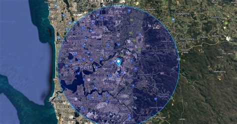 20km Perth Scribble Maps