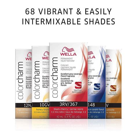 Wella Color Charm N Satin Blonde Liquid Hair Color Gray Coverage