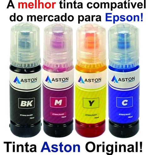 Impressoras Tons E Cores Kit Refis De Tinta Compat Vel Aston