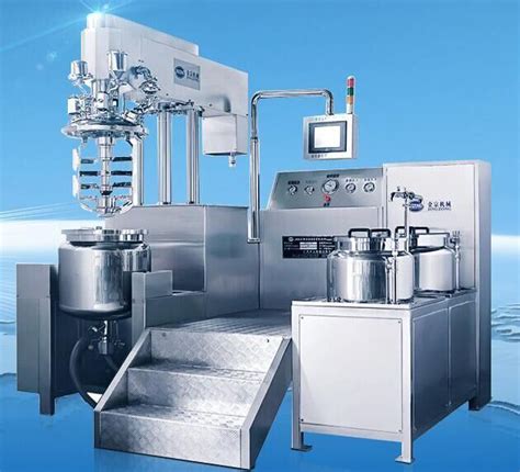 200L Tilting Hydraulic Lift Vacuum Emulsifying Mixer For Cream Ointment