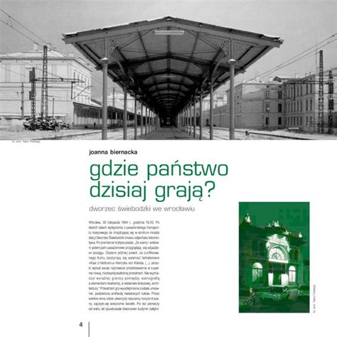 PDF Joanna Biernacka Gdzie państwo dzisiaj grają Dworce