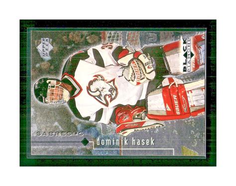 Upper Deck Black Diamond Dominik Hasek Buffalo Sabres Hof