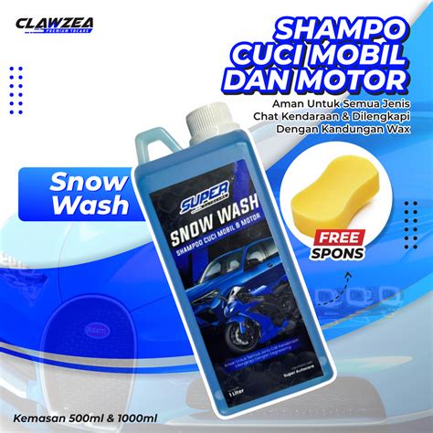 Jual Sabun Cuci Motor Mobil Salju Snow Wash PH Balanced Shampo Motor