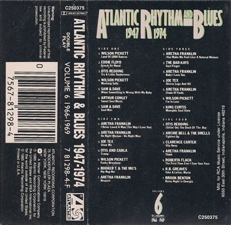 Various Atlantic Rhythm Blues 1947 1974 Volume 6 1966 1969 Vinyl Records Lp Cd On Cdandlp