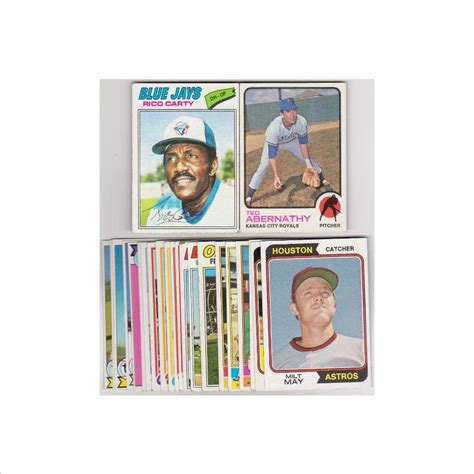 Different S Topps Baseball Cards W Rico Carty