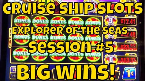 Cruise Ship Slots Big Wins On Explorer Of The Seas Session Of