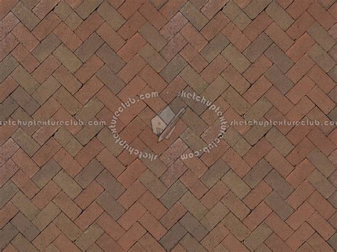 Cotto Paving Herringbone Outdoor Texture Seamless 06732