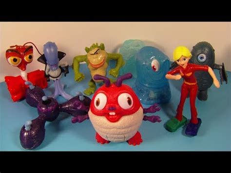 2009 MONSTERS Vs ALIENS SET OF 8 McDONALD S HAPPY MEAL MOVIE TOY S