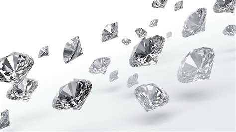 Premium Ai Image Lots Of Shiny Diamonds Falling On Transparent Background