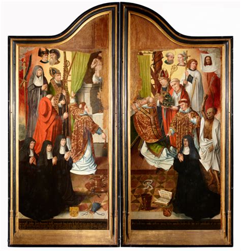 Colyn De Coter Triptyque De La Descente De Croix 1522 Groot Museum