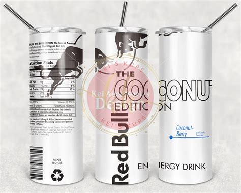 Red Bull The Coconut Edition Coconut Berry Flavored Energy Etsy