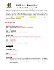 Calculate Your Semester Workload With The 60 Hour Rule Assignment