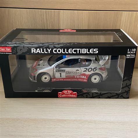 1 18 SunStar Peugeot 206 WRC 2000 Rally of Great Britain 興趣及遊戲 玩具