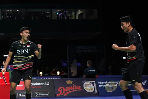 Denmark Open 2023 Sensasi Bagas Fikri Kalahkan Juara Dunia