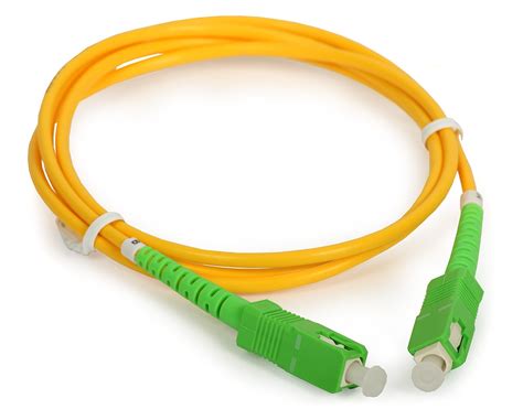 Cordão Fibra Optico Sc apc Sc apc Sm 3 0mm 9 125 Patchcord IBS do Brasil