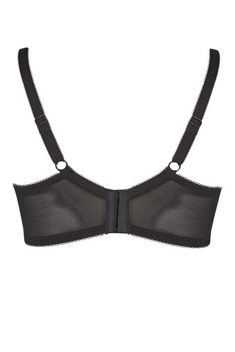 Black Nude Wired Lace Bra Sizes 38D To 48G Yours Clothing
