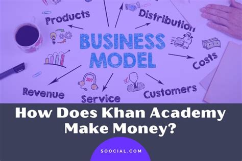 How Does Khan Academy Make Money Business Model Of Khan Academy Soocial