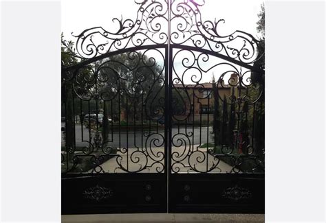 Ornamental Wrought Iron Driveway Gates Angels Ornamental Iron Gallery Orange County Ca