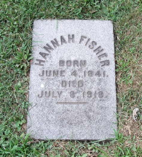 Hannah Seifert Fisher Homenaje De Find A Grave