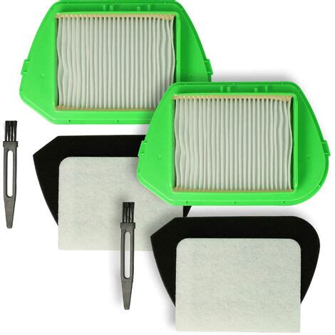 Vhbw Set Filtro Pincel Uds Compatible Con Rowenta Ro Ea