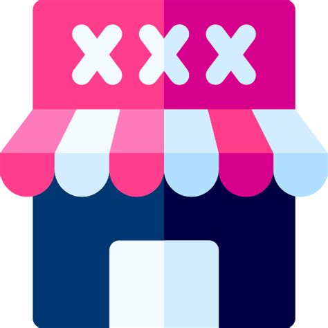 Sex Shop Basic Rounded Flat Icon