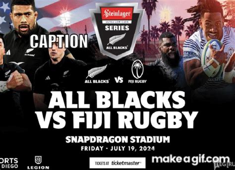 All Blacks Vs Fiji Live On Make A 