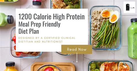 1200 Calorie High Protein Meal Plan: Easy Meal Prep For Weight Loss - THE OVENIST