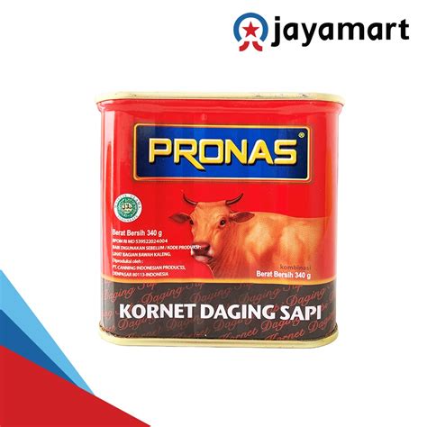 Jual Pronas Kornet Kaleng Daging Sapi Kotak G Corned Beef Pronas