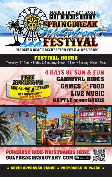 Gulf Beaches Rotary Spring Break Waterfront Festival - Madeira Beach, FL