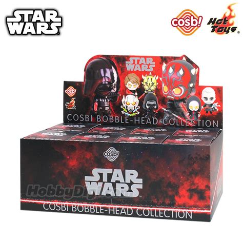 Hot Toys Cosbi Bobble Head Collection CBX162 Star Wars Dark Side Series Original Box Of 8