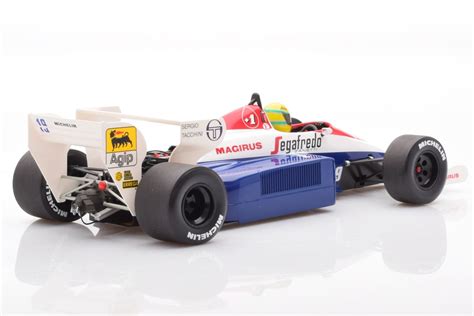 1 18 Toleman Hart TG184 Ein Senna Monaco GP 1984 Minichamps