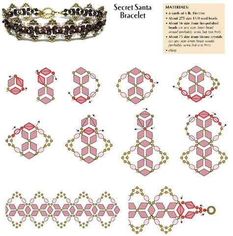 11334 best Bead patterns bracelets images on Pinterest | Beading patterns, Bead jewelry and Bead ...